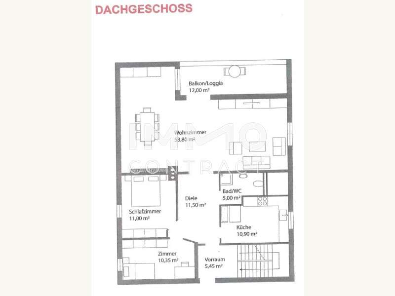 Renditeobjekt Ansfelden: Dachgeschoss Dachgeschoss