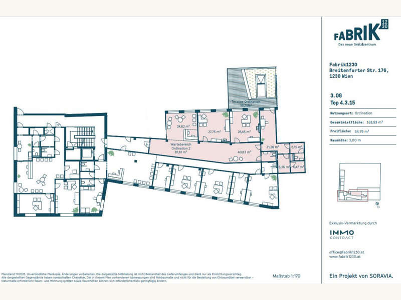 Praxis Wien: Grundriss 4315 Grundriss 4315