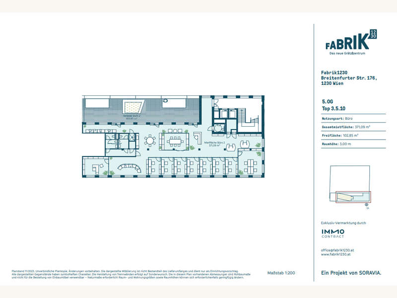Büro Wien: Grundrisss 3510 Grundrisss 3510