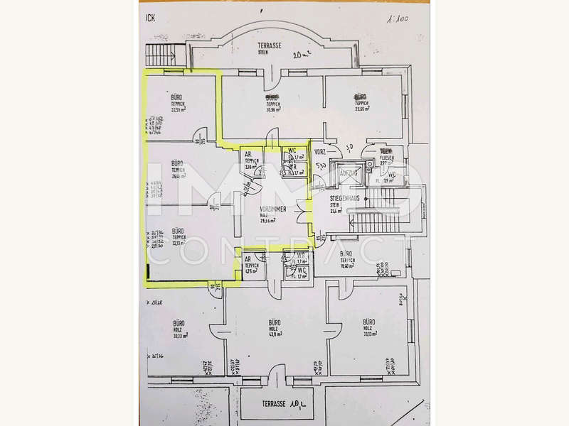 Büro Gartenseite