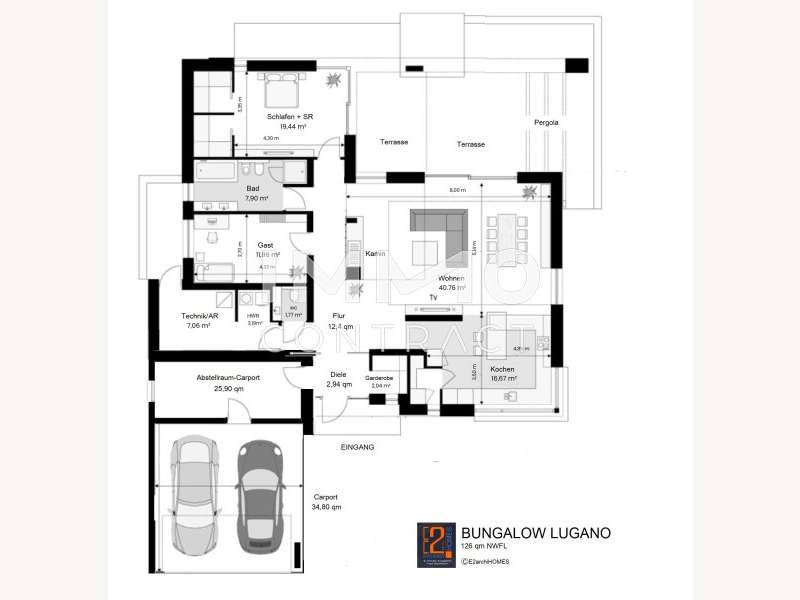 7. ---EG Bungalow Lugano124 Ramsau