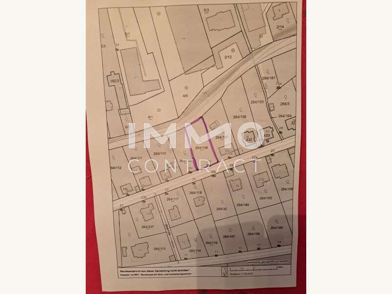 Baugrundstück Pressbaum: Flächenwidmung Flächenwidmung