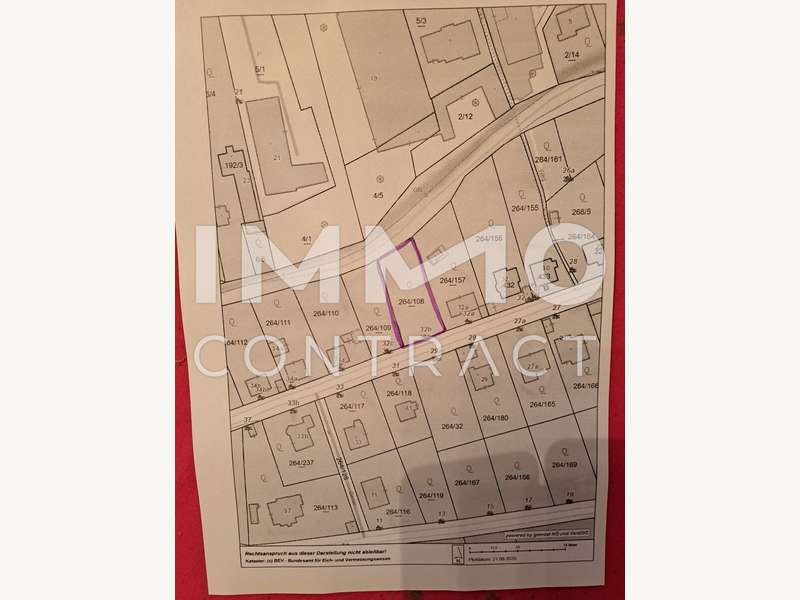 Baugrundstück Preßbaum: Flächenwidmung Flächenwidmung