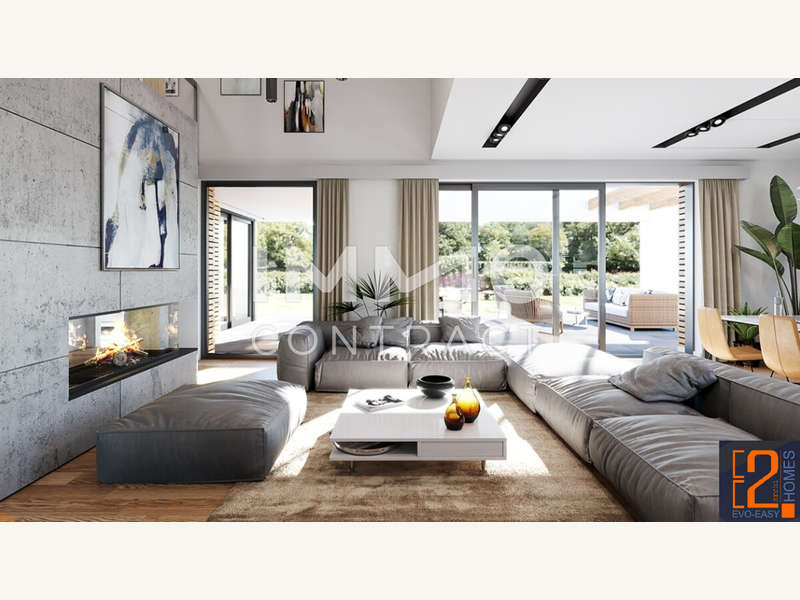 4. Lugano Wohnzimmer mit Kamin