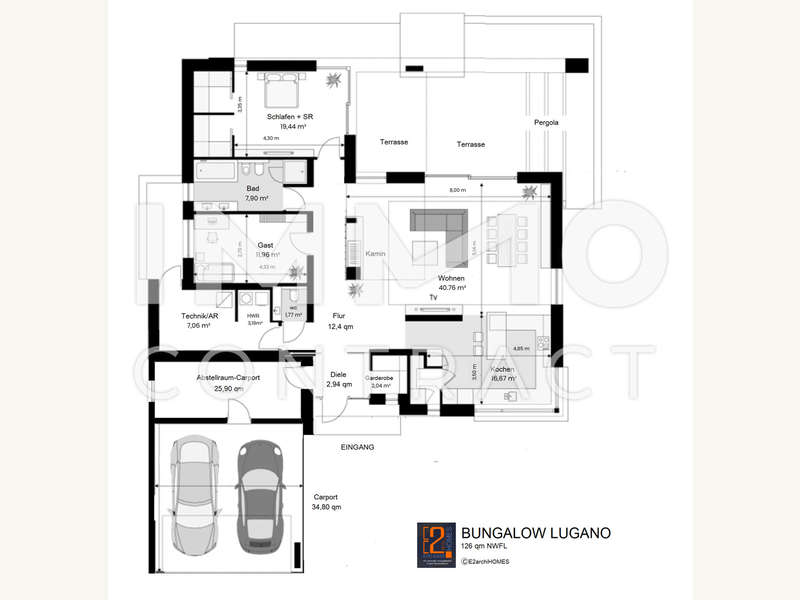 7. ---EG Bungalow Lugano124 Ramsau 