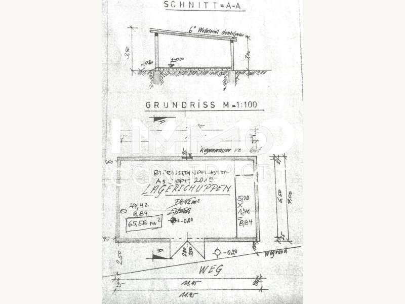 Landhaus Hadres: Garagenplan Garagenplan