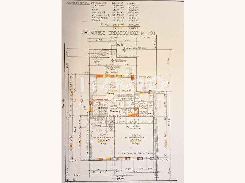 Doppelhaushälfte Wien: Plan EG Plan EG