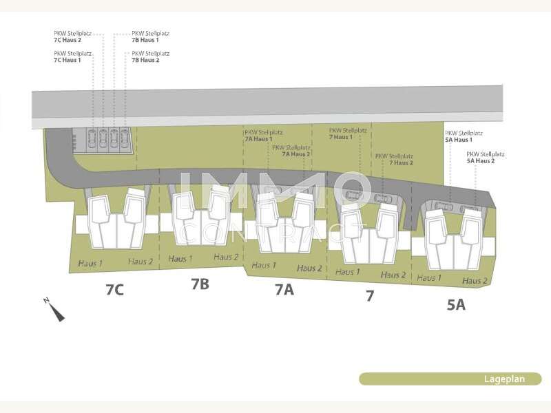 Doppelhaushälfte Höflein an der Donau: Lageplan Lageplan