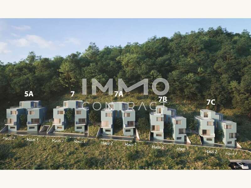 Doppelhaushälfte Höflein an der Donau: Lageplan-Visualisierung Lageplan-Visualisierung