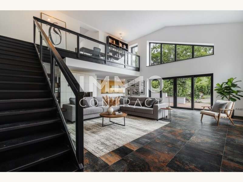 Einfamilienhaus Hainburg an der Donau: EG Wohnbereich_visualisiert EG Wohnbereich_visualisiert