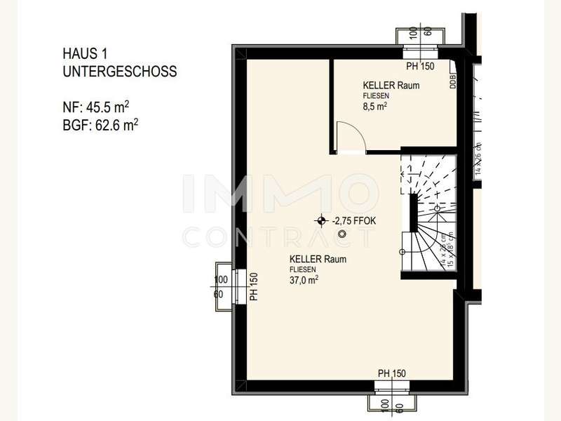 Plan KG Haus 1