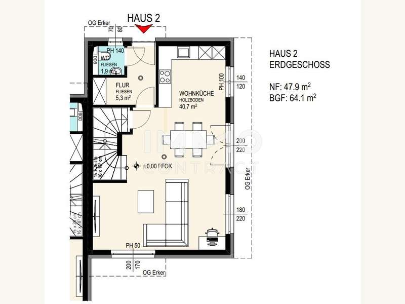 Plan EG Haus 1