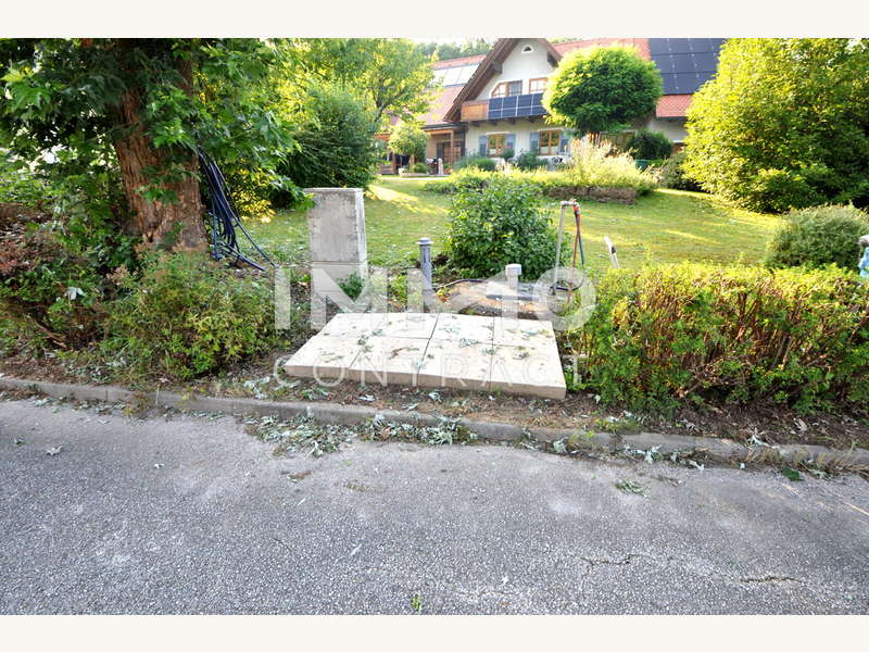 Gemeinschaftsbrunnen in der Siedlung für Brauchwasser