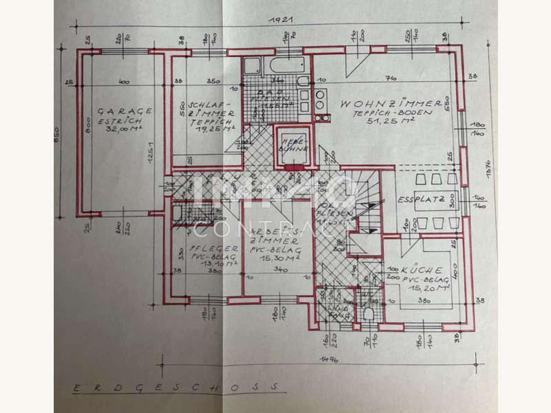 Einfamilienhaus Eisenstadt: Grundriss Erdgeschoss Grundriss Erdgeschoss