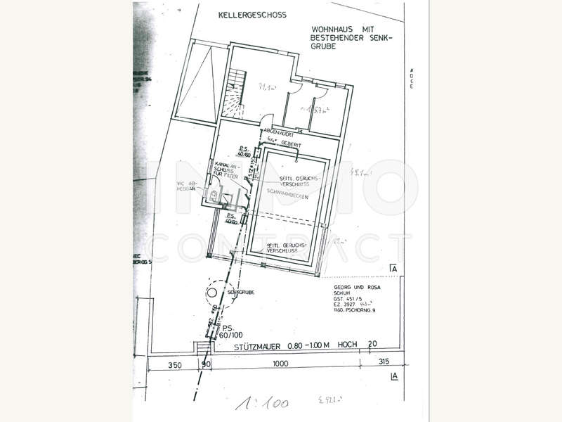Mehrfamilienhaus Wien: Kellergeschoss Kellergeschoss