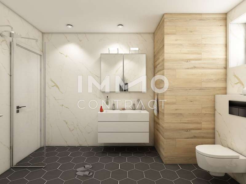 Einfamilienhaus Edelstal: Badezimmer Badezimmer