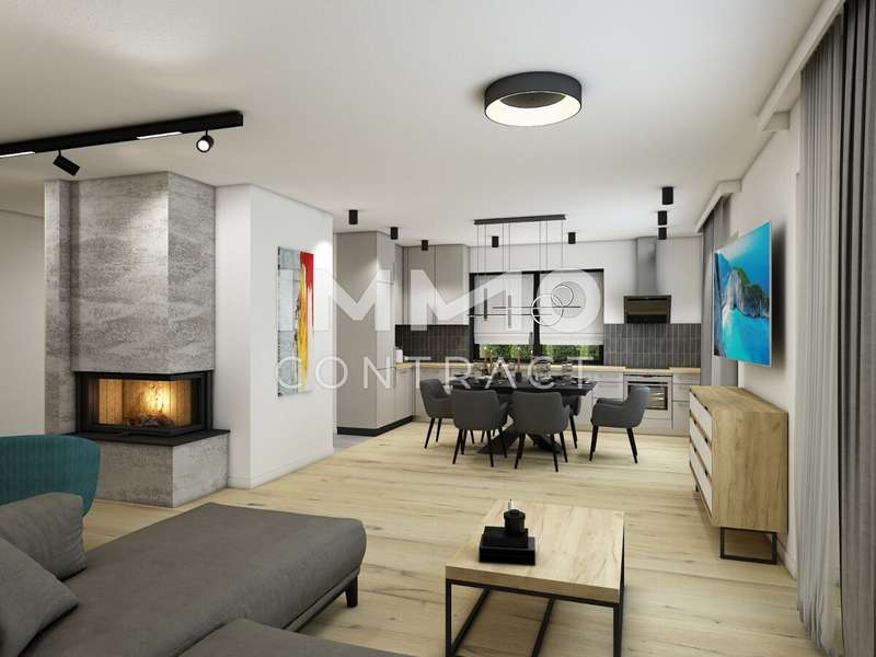 Einfamilienhaus Edelstal: Blick von Wohnzimmer in Essbereichg Blick von Wohnzimmer in Essbereichg