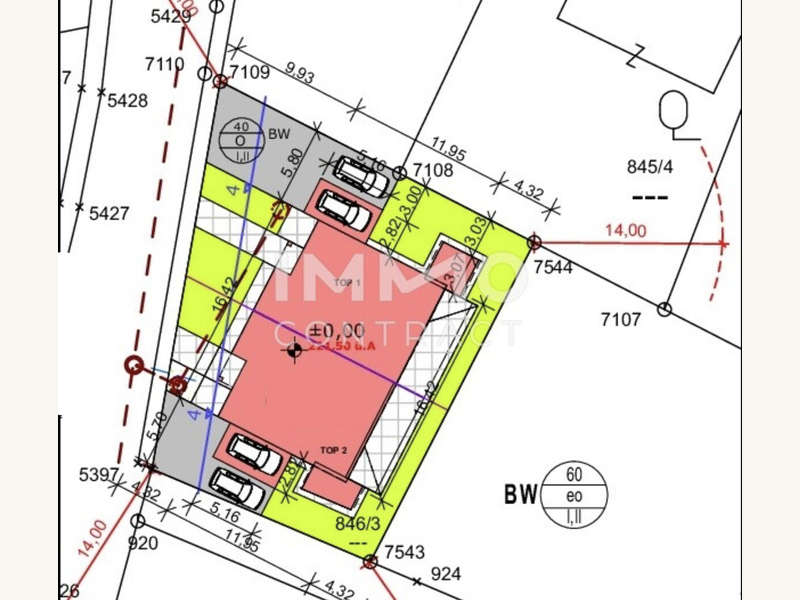 Doppelhaushälfte Golling an der Erlauf: Plan Lageplan Plan Lageplan