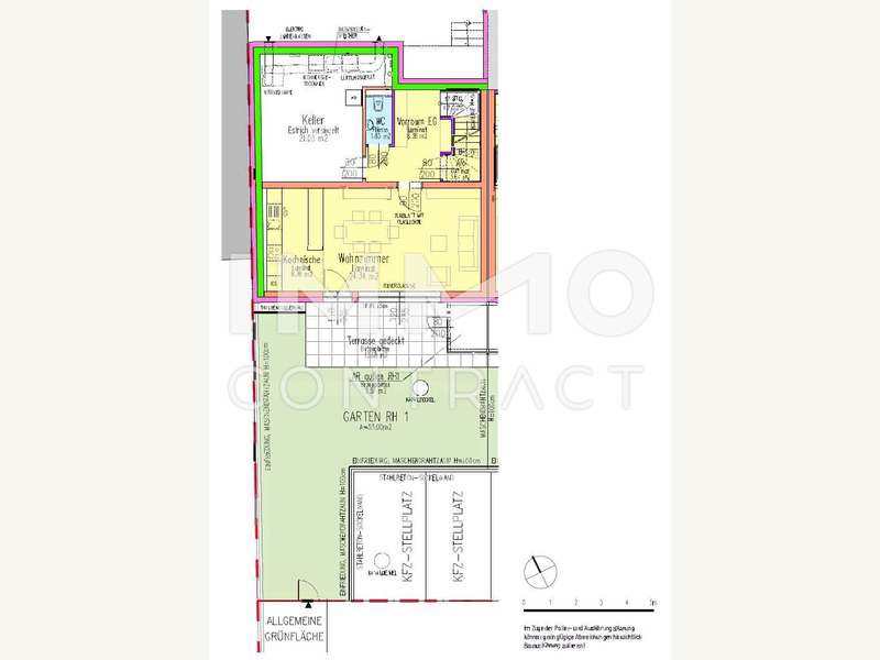Reiheneckhaus Imbach: Plan RH1 EG Plan RH1 EG