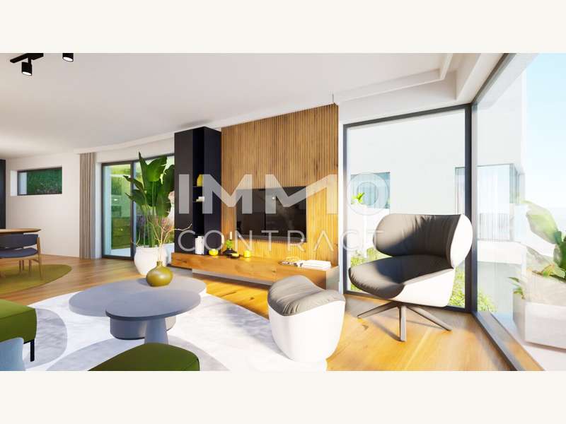 Innenvisualisierung 02 Wohnzimmer nah