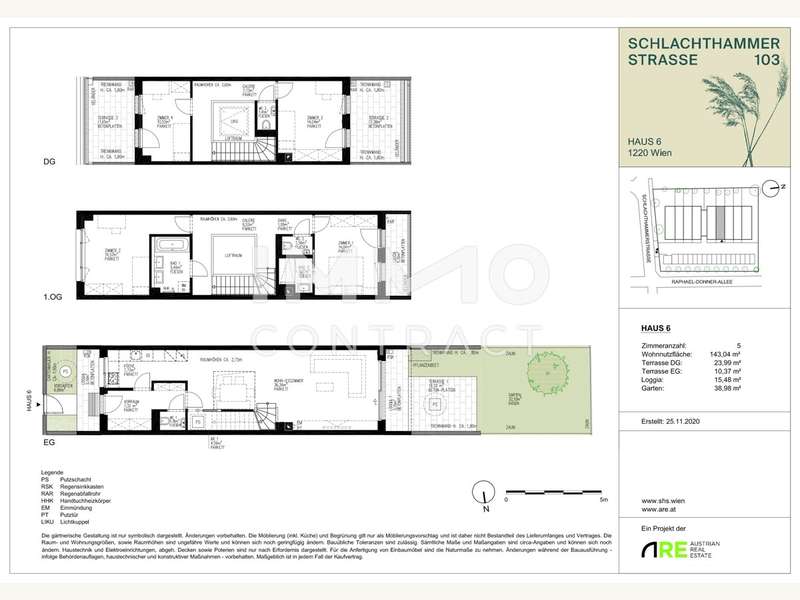 Reihenhaus Wien: 2021-09-20 VK SHS-103-AR-AF-VK-XX-VK006-FR-01 Verkaufsplan Haus 6-1 2021-09-20 VK SHS-103-AR-AF-VK-XX-VK006-FR-01 Verkaufsplan Haus 6-1