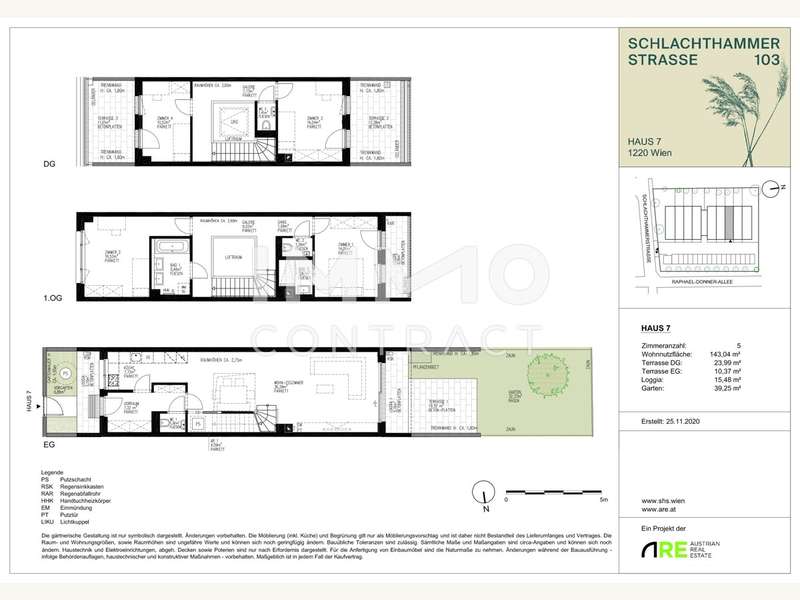 Reihenhaus Wien: 2021-09-20 VK SHS-103-AR-AF-VK-XX-VK007-FR-01 Verkaufsplan Haus 7-1 2021-09-20 VK SHS-103-AR-AF-VK-XX-VK007-FR-01 Verkaufsplan Haus 7-1