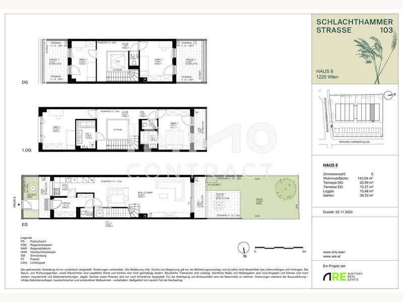 Reihenhaus Wien: 2021-09-20 VK SHS-103-AR-AF-VK-XX-VK008-FR-01 Verkaufsplan Haus 8-1 2021-09-20 VK SHS-103-AR-AF-VK-XX-VK008-FR-01 Verkaufsplan Haus 8-1