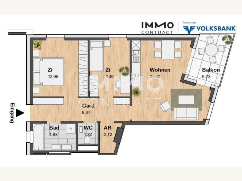 Mietwohnung Graz: TOP 11 TOP 11