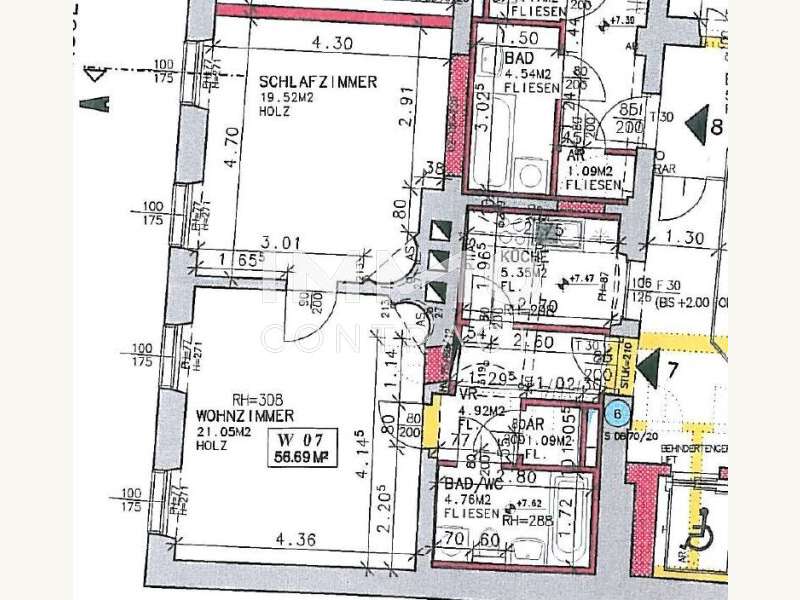 Dachgeschosswohnung Graz: Raumplan_007_ Raumplan_007_