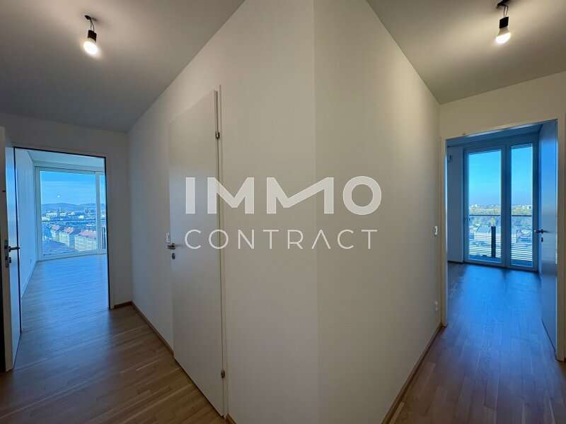 Mietwohnung Wien: Eingangsbereich mit Ausblick Eingangsbereich mit Ausblick