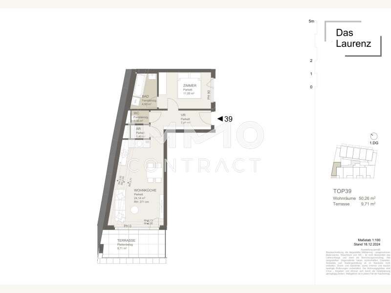 Dachgeschosswohnung Wien: Top 39 Top 39