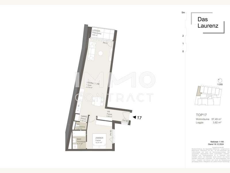 Mietwohnung Wien: Top 17 Top 17