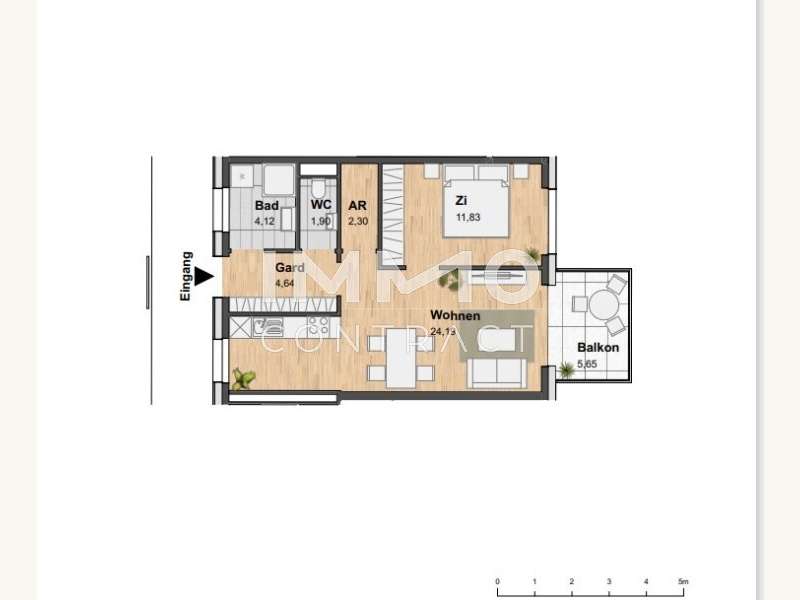 Mietwohnung Graz: TOP 109 TOP 109