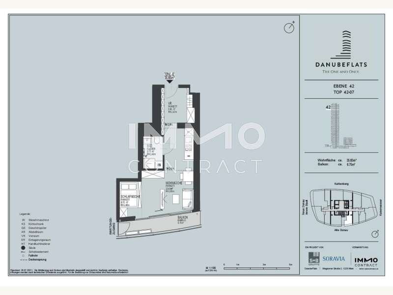 Mietwohnung Wien: 42-07_1_Alte Donau-001 42-07_1_Alte Donau-001