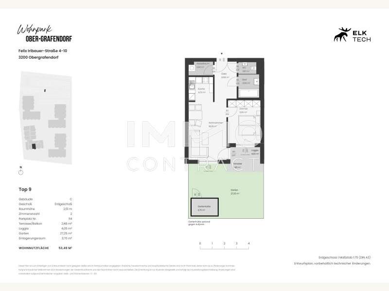 Mietwohnung Ober-Grafendorf: 07.3.9 TOP 4_09-1 07.3.9 TOP 4_09-1