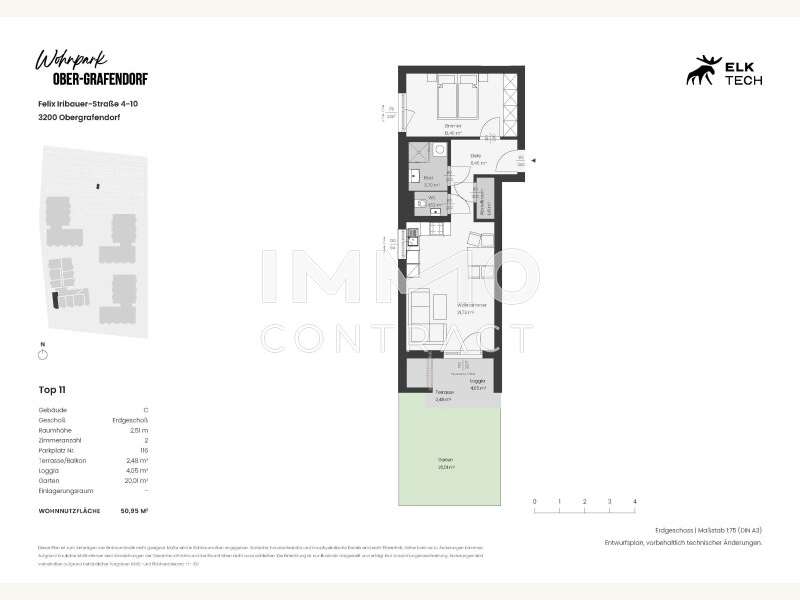 Mietwohnung Ober-Grafendorf: 07.3.11 TOP 4_11 07.3.11 TOP 4_11