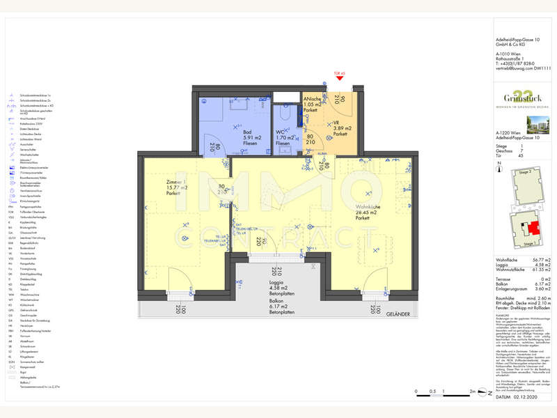 Pläne Stiege 1-45-1