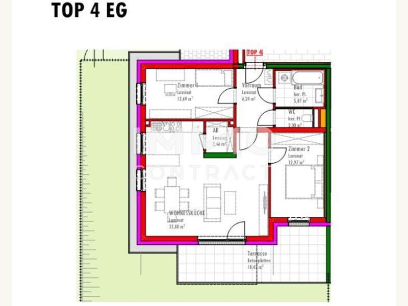 Top 4 Grundriss