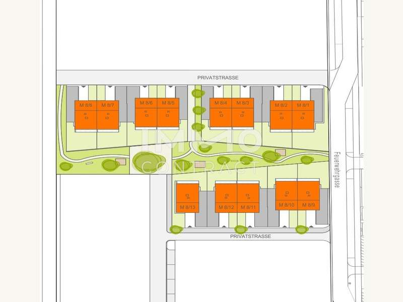 Lageplan Purbach Maisonette Wohnungen