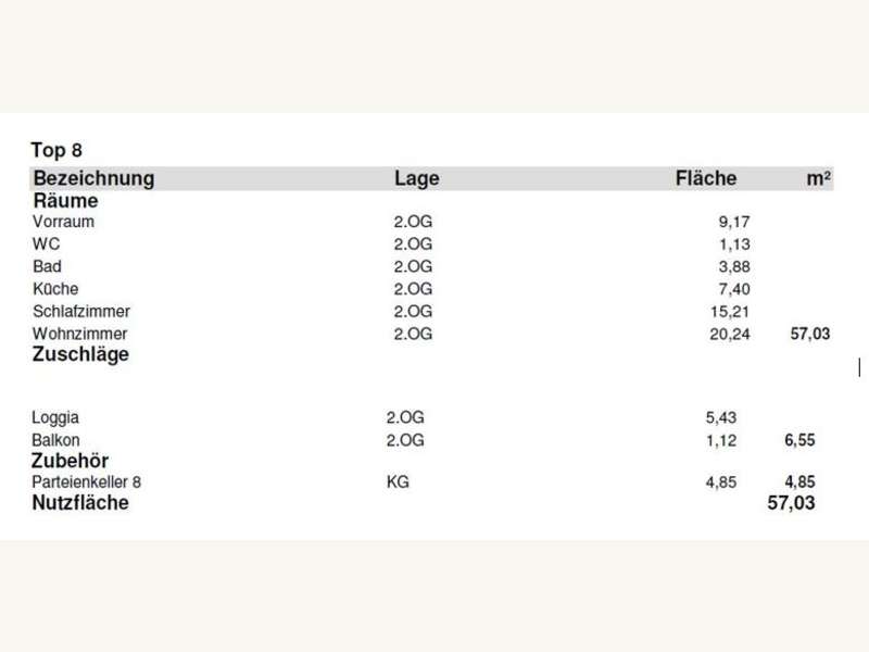 Mietwohnung Pinkafeld: TOP 8 TOP 8