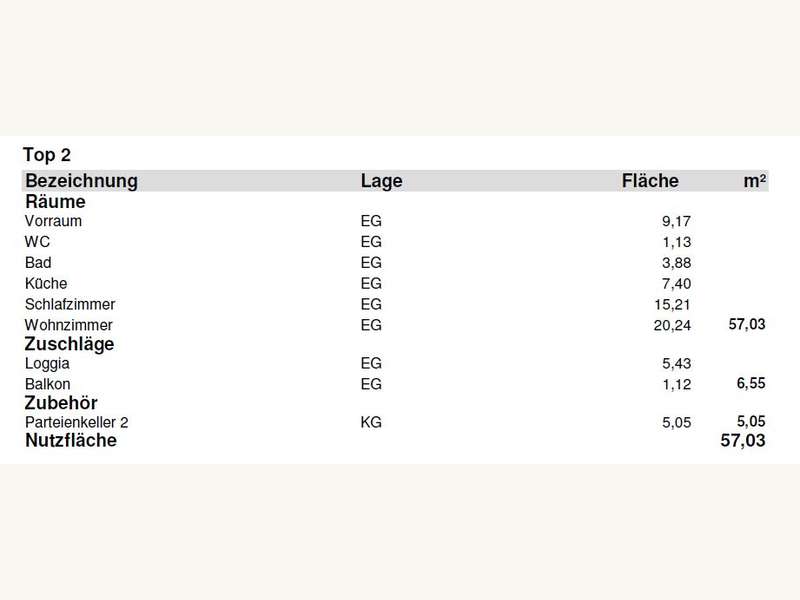 Mietwohnung Pinkafeld: TOP 2 TOP 2