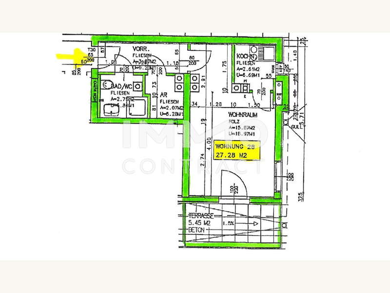 Dachgeschosswohnung Graz: Raumplan_028_ Raumplan_028_