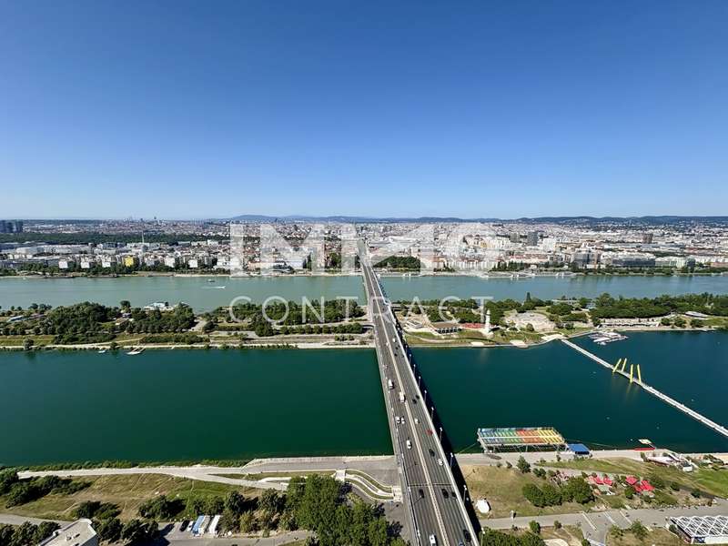 Mietwohnung Wien: Ausblick Innere Stadt, Neue Donau Ausblick Innere Stadt, Neue Donau
