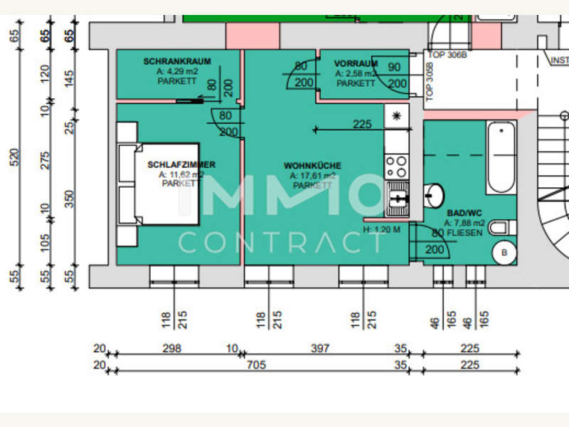 Mietwohnung Linz: 305b 305b