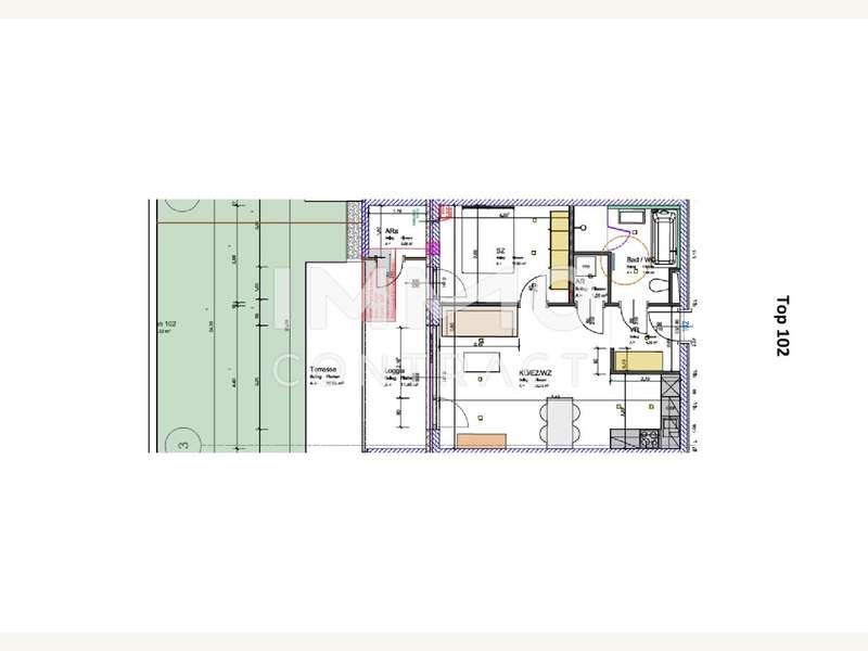 Mietwohnung Schwanenstadt: Top W1.02 - mit Garten Top W1.02 - mit Garten