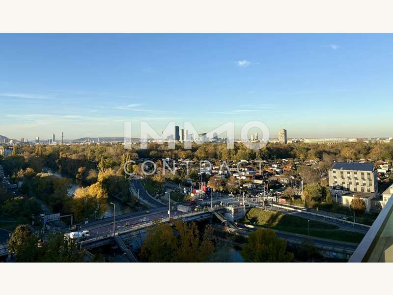 Ausblick Prater & 22. Bezirk