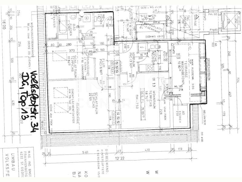 Mietwohnung Linz: Volksfest Top 13 Volksfest Top 13