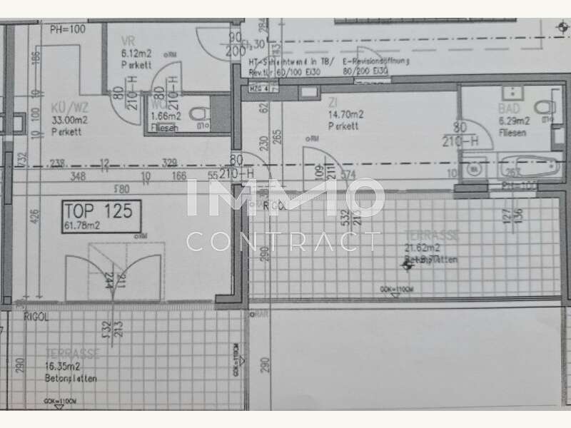 Terrassenwohnung Wien: Plan Plan