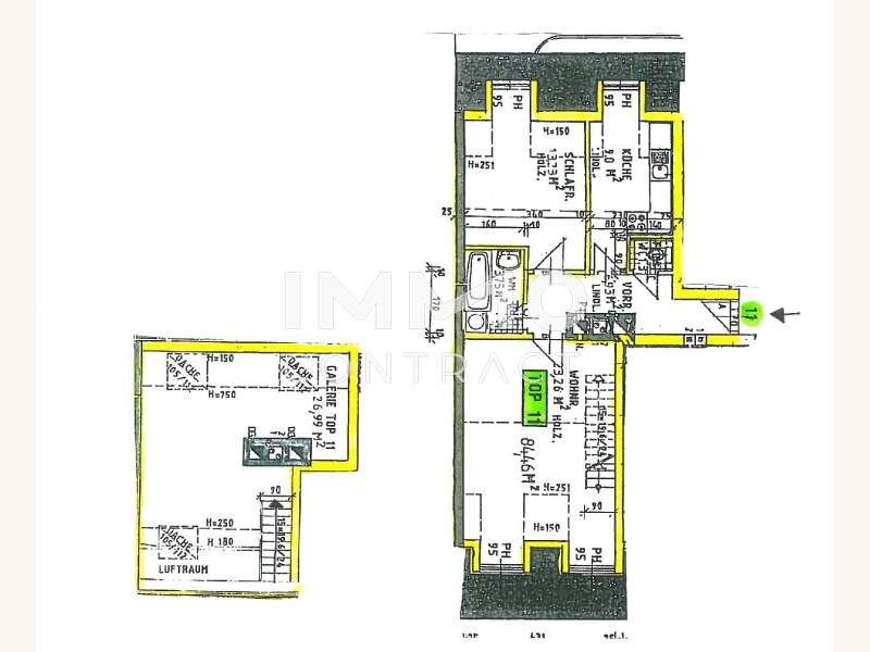 Dachgeschosswohnung Graz: Raumplan_011_ Raumplan_011_