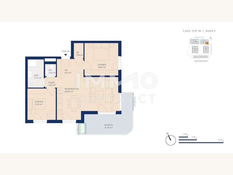 Eigentumswohnung Wien: Wohnungsplan Wohnungsplan